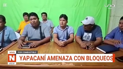 Yapacaní amenaza con bloqueos