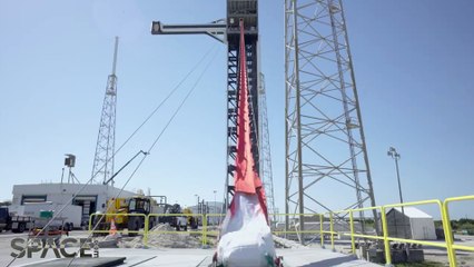 Exciting Experience Sliding Down The SpaceX Launch Pad Emergency Chute