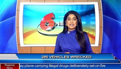 280 VEHICLES WRECKED ON MAS DAYS