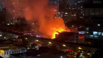 Incendio en Barrio Triste