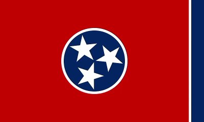 Flag of Tennessee. Bendera Tennessee. Tennessee Flag. Flag of Tennessee State. Bendera Negara Bagian Tennessee. Tennessee State Flag. Flag of State of Tennessee. State of Tennessee Flag.