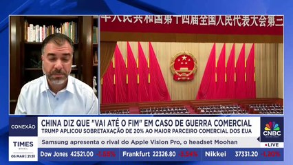 China diz que irá “até o fim” caso haja guerra comercial; economista-chefe do Banco Master analisa