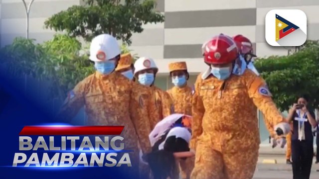 Female emergency responders, nagpakitang-gilas sa firefighting drill sa Tuguegarao