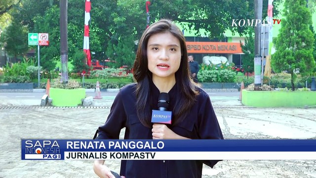 Pantauan Terkini Banjir di Mega Bekasi Hypermall, Kendaraan Masih Terjebak | BENCANA BANJIR