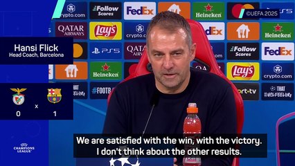 Barcelona still wary of Benfica in second leg - Flick