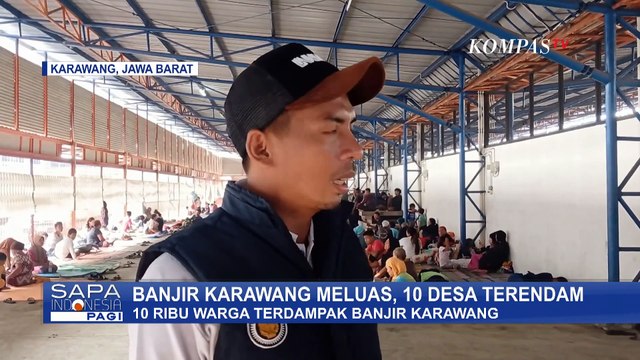 Terkini! Situasi Banjir Karawang Rendam 10 Desa, Ketinggian Capai 2,5 Meter | BENCANA BANJIR