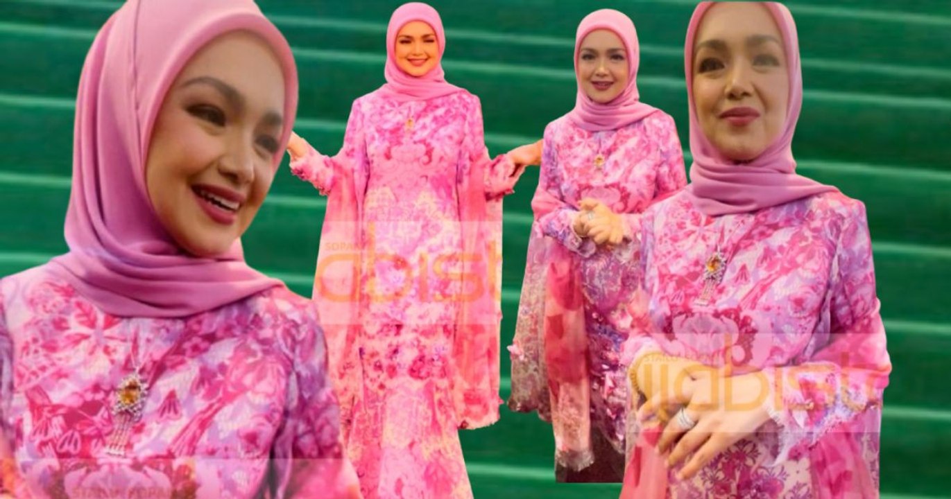 Tampil Manis Berbaju Kurumg. Serlah Aura Awet Muda DS SITI NURHALIZA