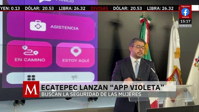 Ecatepec lanza la 'App Violeta' para la seguridad de las mujeres