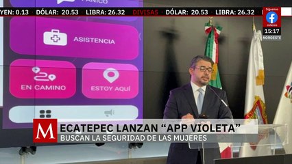 Ecatepec lanza la 'App Violeta' para la seguridad de las mujeres