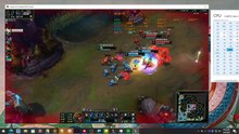 League of Legends 5 vs 5 all mid - 1 drop fps