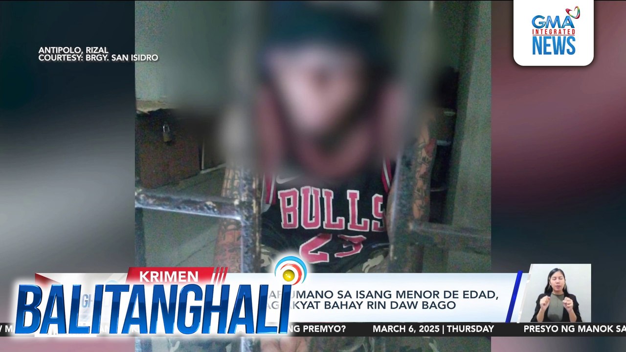 Lalaking nang-holdap umano sa isang menor de edad, arestado; suspek, nag-akya bahay rin daw bago ang krimen | Balitanghali