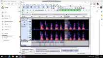 How to process data in Audacity