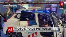 Presentan prototipo de patrulla inteligente con diseño que facilitaría la atención de emergencias