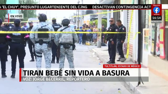 Recién nacido es abandonado en la basura por una menor en Tultitlán