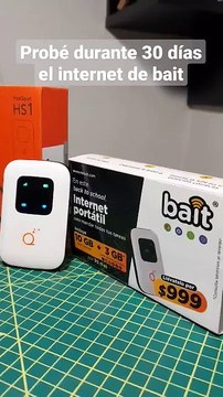 Puse a prueba el #internet de #bait y su módem que compre en walmart