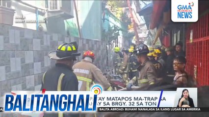 Senior Citizen, patay matapos ma-trap sa nasunog na bahay sa Brgy. 32 sa Tondo | Balitanghali