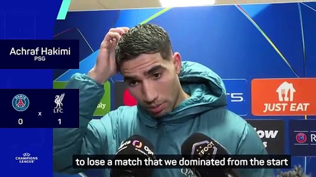 Hakimi frustrated after 'dominating' Liverpool