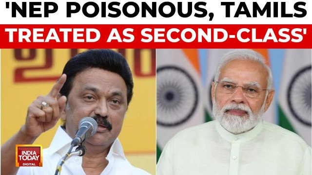 Tamil Nadu Chief Minister MK Stalin escalates language policy dispute