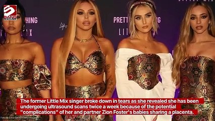 Jesy Nelson breaks down amid fears for unborn twins