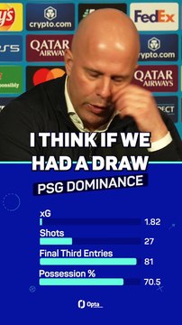 Slot admits Liverpool were LUCKY to beat PSG