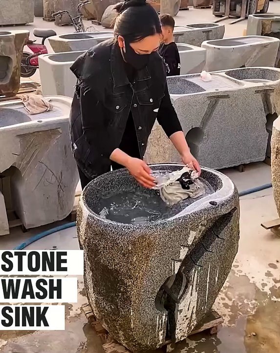 A useful stone wash sink.hd