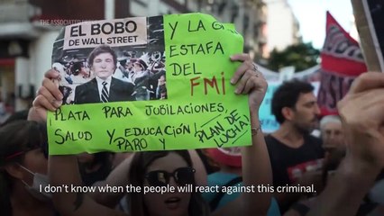 Clashes erupt in Argentina during pensioners' protest against Milei's austerity measures