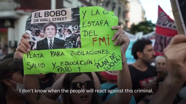 Clashes erupt in Argentina during pensioners' protest against Milei's austerity measures
