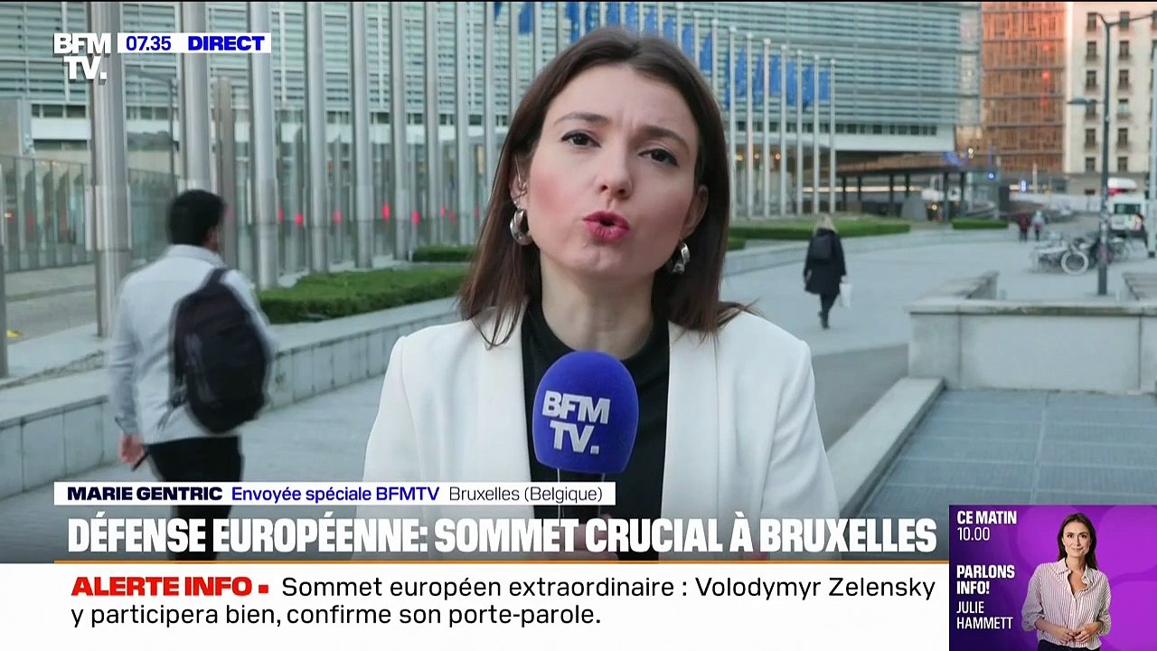 Ce que l'on sait du sommet extraordinaire de l'UE consacré à la défense européenne et à l'Ukraine qui se tient ce jeudi à Bruxelles
