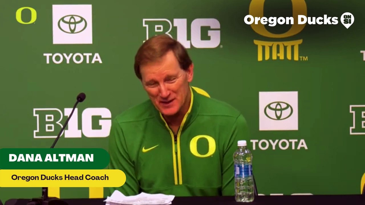 Oregon Ducks Coach Dana Altman Discusses Win Over Indiana