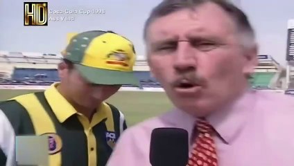 1998 Coca-Cola Cup | Australia vs India, 6th Match @Sharjah | Sachin 143 (131) Desert Storm Innings.