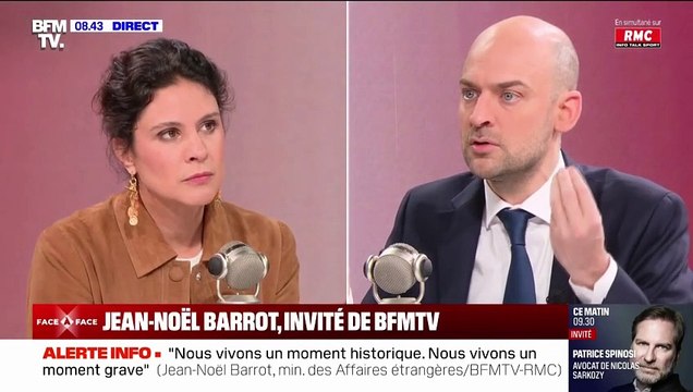 Guerre en Ukraine: le ministre des Affaires étrangères Jean-Noël Barrot déplore le changement de position des États-Unis, qui demeurent nos alliés