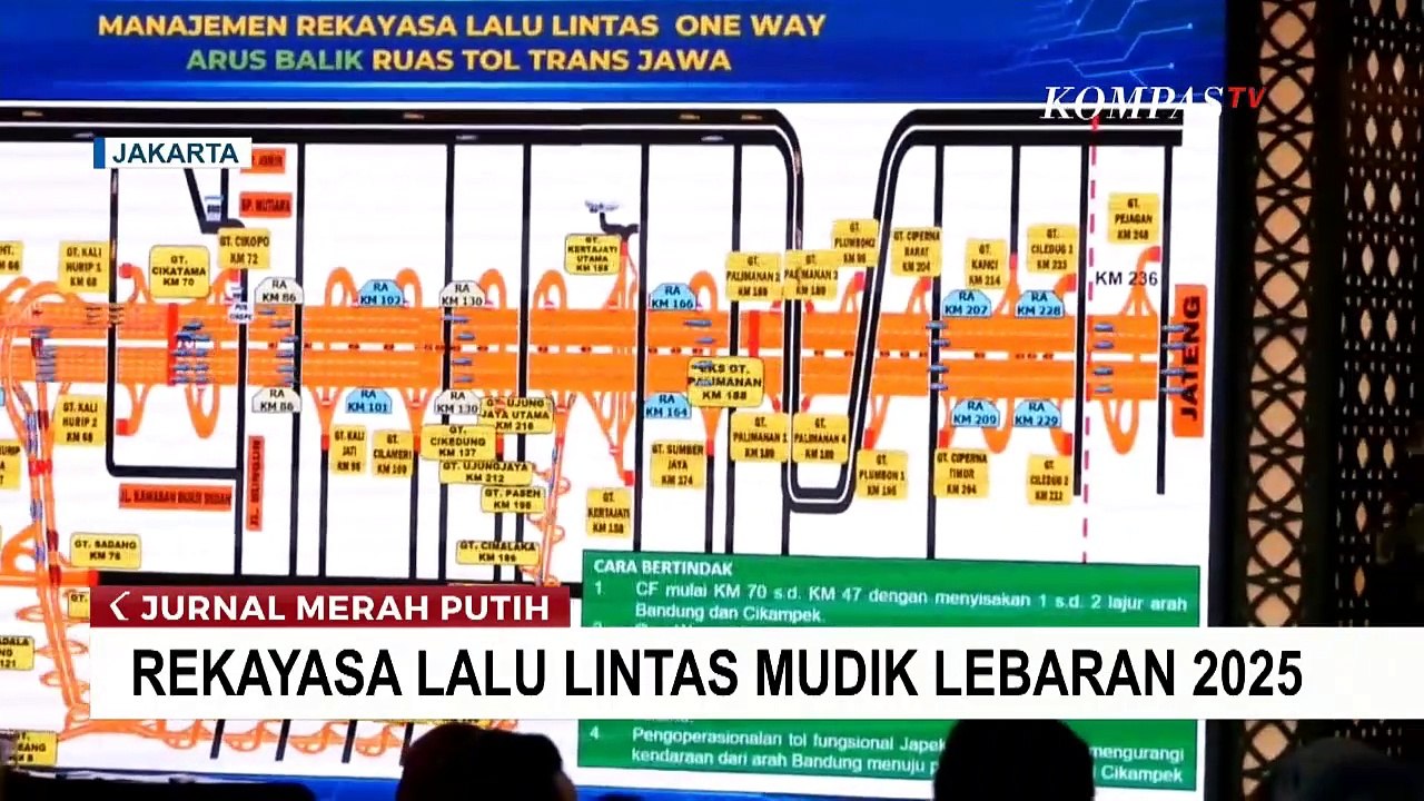Persiapan Arus Mudik Lebaran 2025, Kakorlantas: Skema 'One Way' Urai Kemacetan