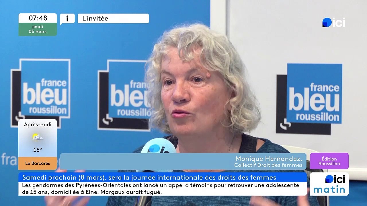 Monique Hernandez, du collectif des Droits des Femmes dans les Pyrénées-Orientales