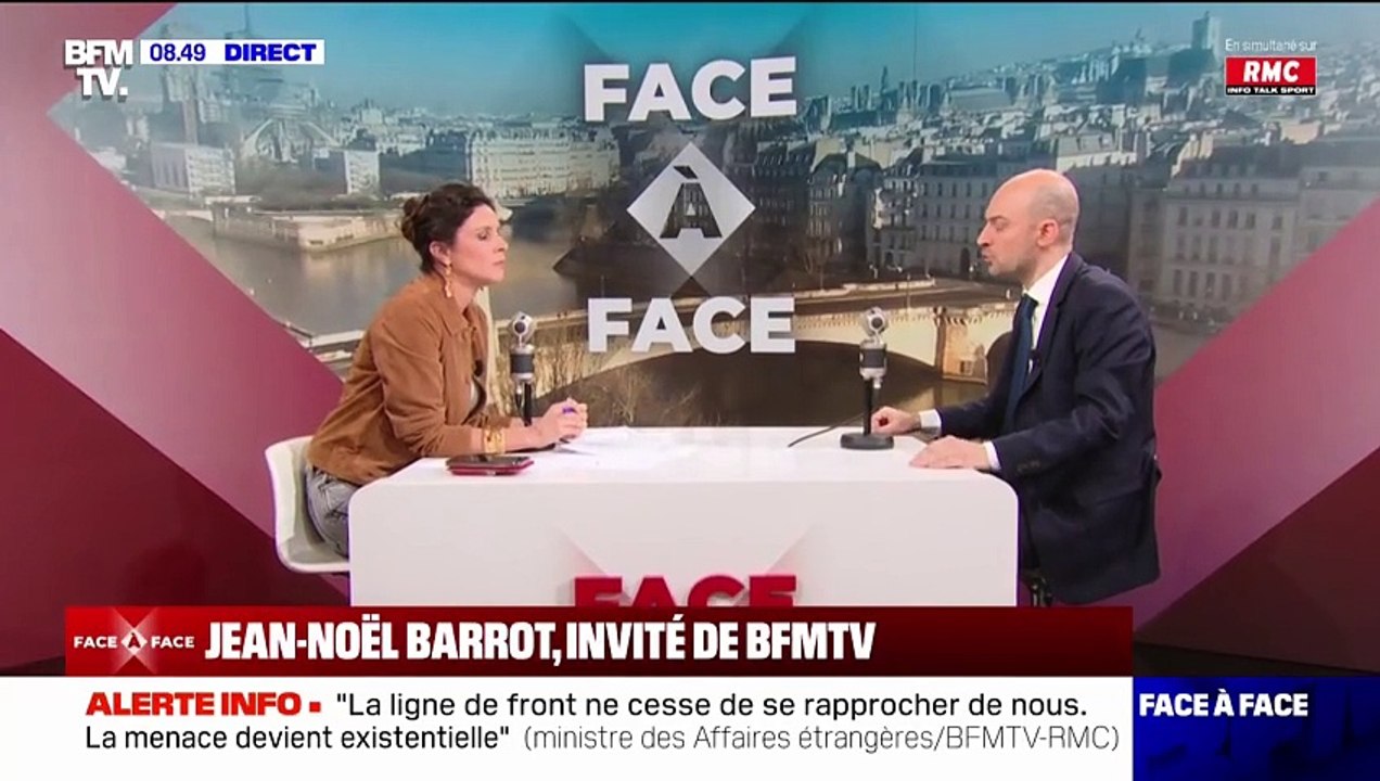Jean-Noël Barrot (ministre des Affaires étrangères): "La France insoumise se prosterne devant Vladimir Poutine"