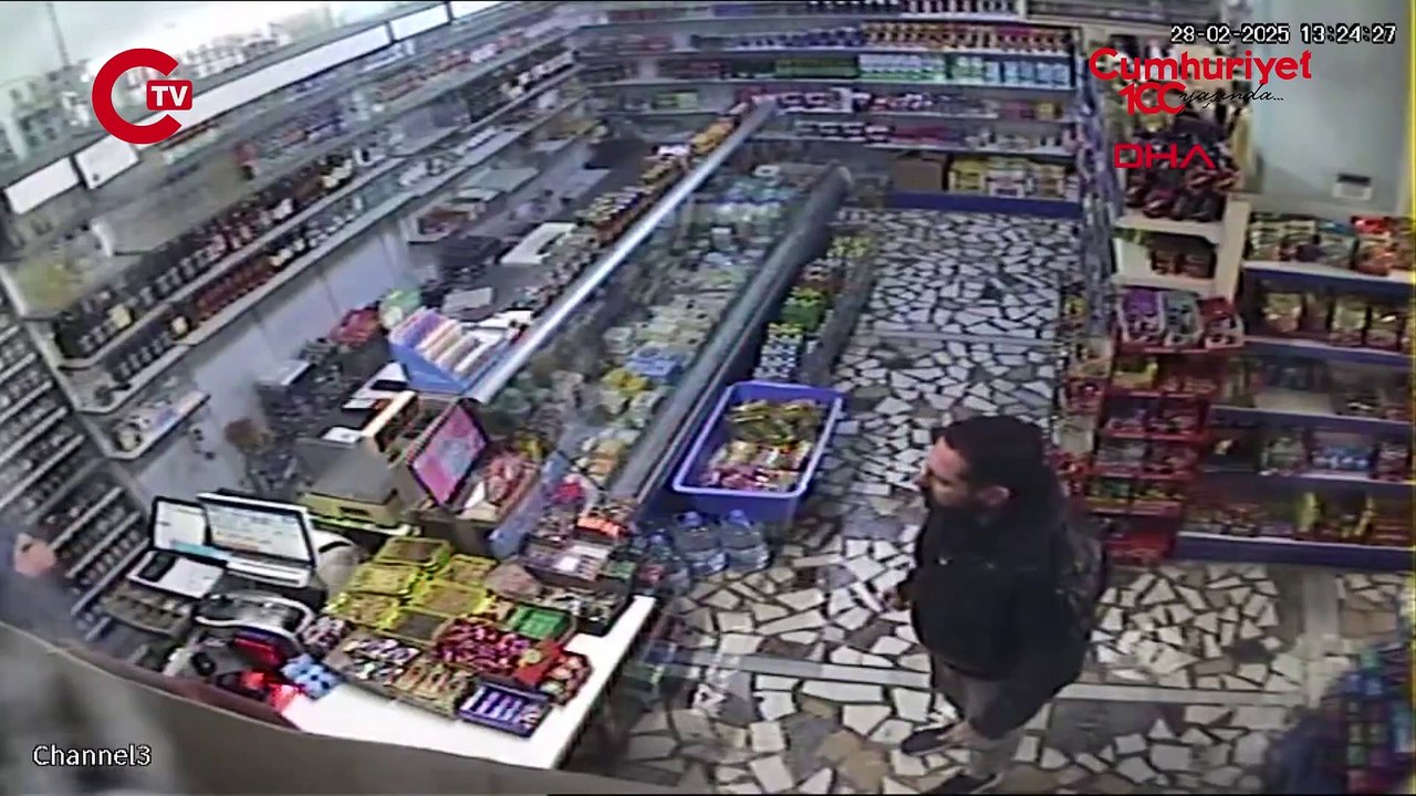 Cezaevi firarisi veresiye alkol alamayınca market sahibine dehşeti yaşattı