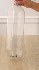 Plastic bottle and rope hand bag