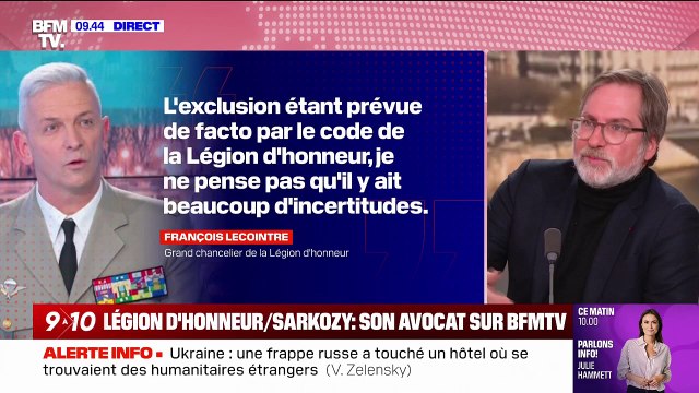 Légion d'honneur, affaire des écoutes: l'interview de l'avocat de Nicolas Sarkozy en intégralité