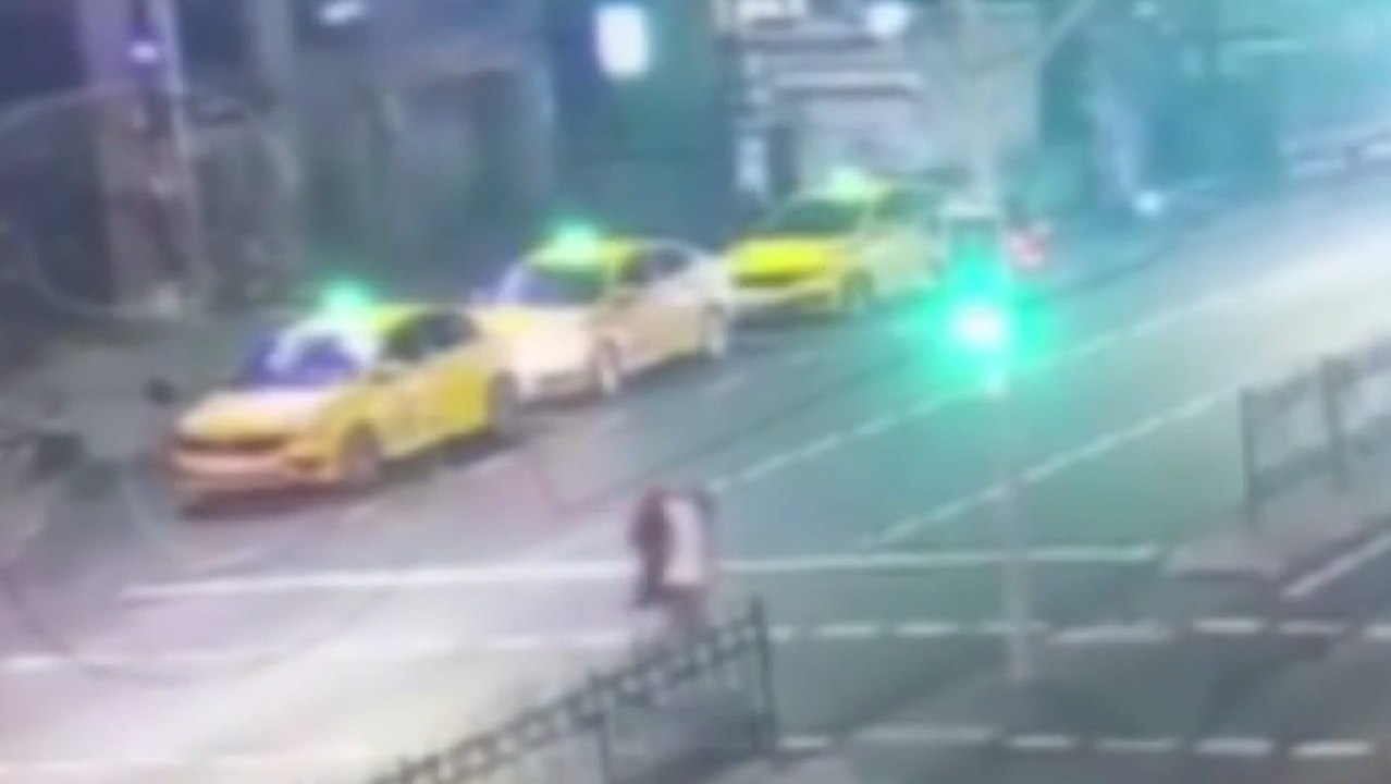 Beşiktaş’ta Glasgow Rangers maçına gelen İskoç taraftarın öldüğü kaza kamerada