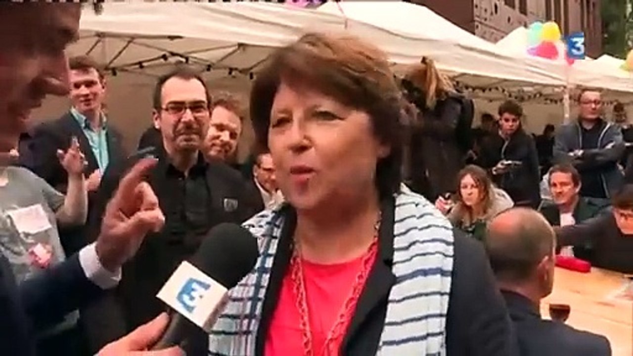 Interview de Martine Aubry à la Braderie de Lille