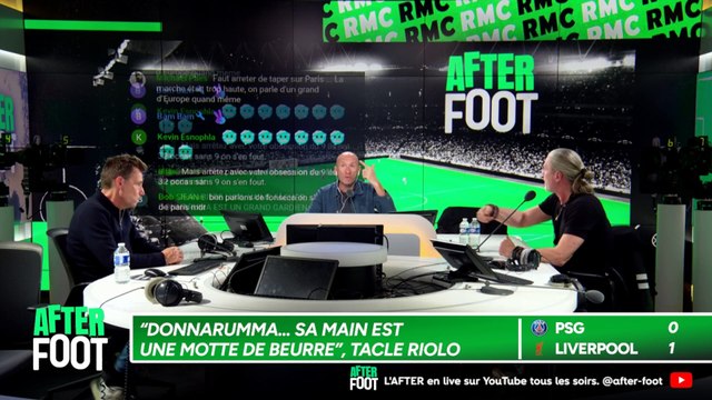 PSG 0-1 Liverpool : Donnarumma… sa main est une motte de beurre , tacle Riolo