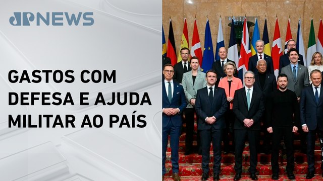 Líderes europeus se reúnem em apoio à Ucrânia