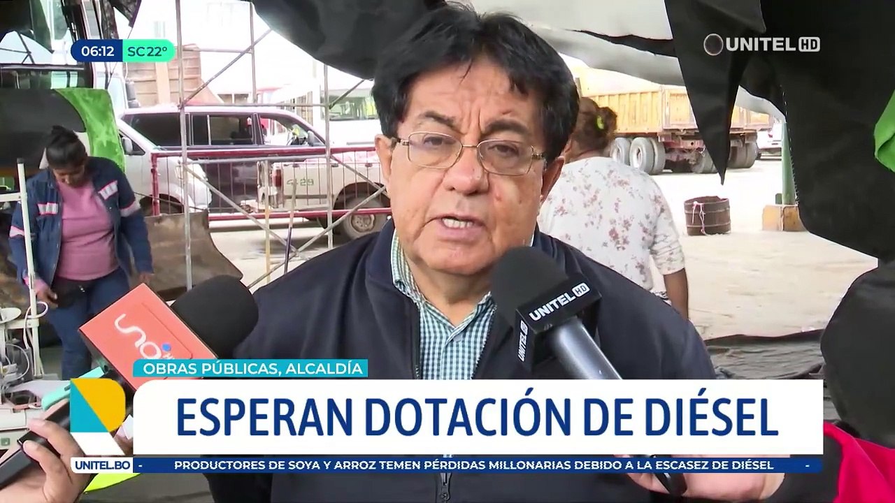 La Alcaldía de Cochabamba solo cuenta con una reserva de diésel hasta este jueves, sino les dotan las obras se paralizarán