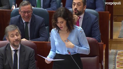 Ayuso felicita el 8M a la izquierda: "Este año no han dicho ni una palabra"