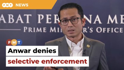 Anwar denies selective enforcement in cases mocking religion