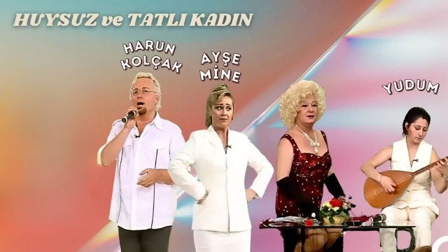 Huysuz ve Tatlı Kadın 18. Bölüm ¦ Konuklar; Harun Kolçak, Yudum, Ayşe Mine