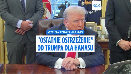 Trump oferuje "ostatnie ostrzeżenie" Hamasowi i potwierdza bezpośrednie rozmowy