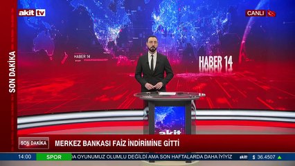 Merkez Bankası faizi 250 baz puan indirdi