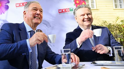 Michael Ludwig hat die Schanigarten-Saison in Wien eröffnet