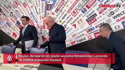 Baykar ile Avrupa'nın en büyük savunma firması Leonardo arasında anlaşma
