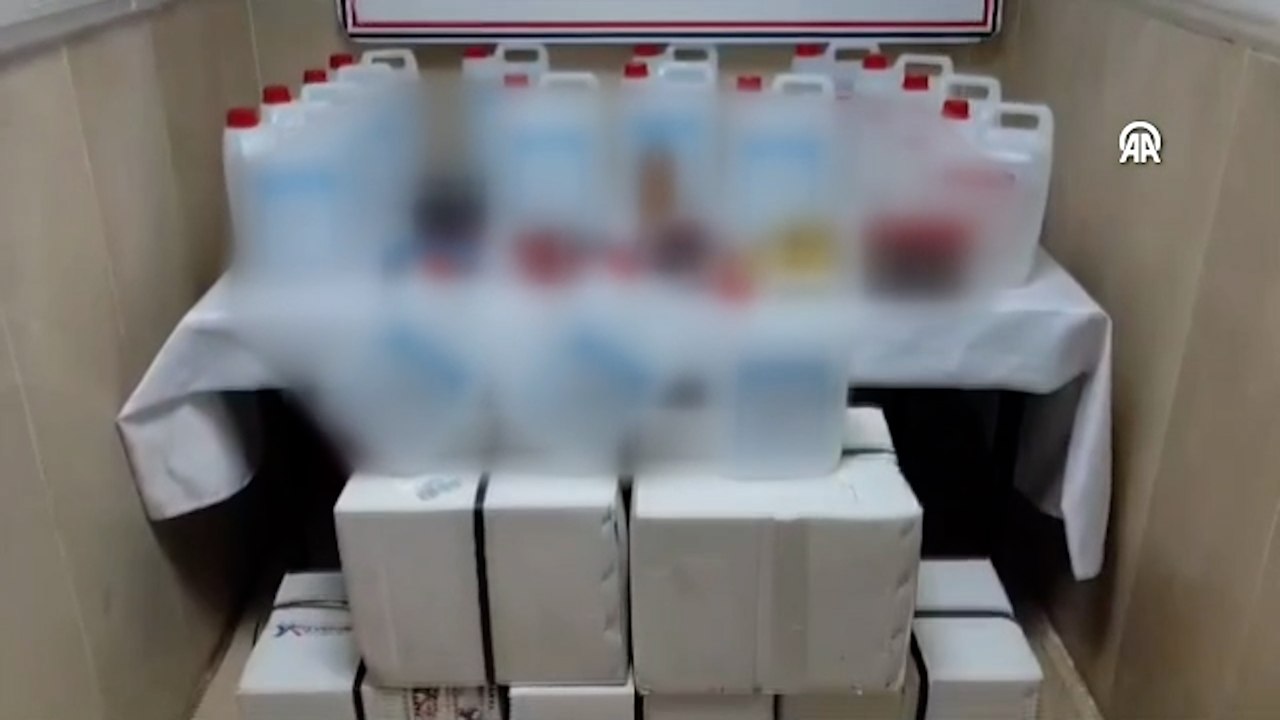 Diyarbakır'da sahte içki operasyonunda 1 şüpheli yakalandı
